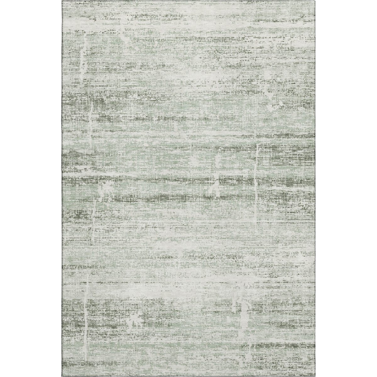 662941 5 x 8 ft. Sage & Ivory Abstract Transitional Washable Machine Made Rectangle Area Rug with UV Protection