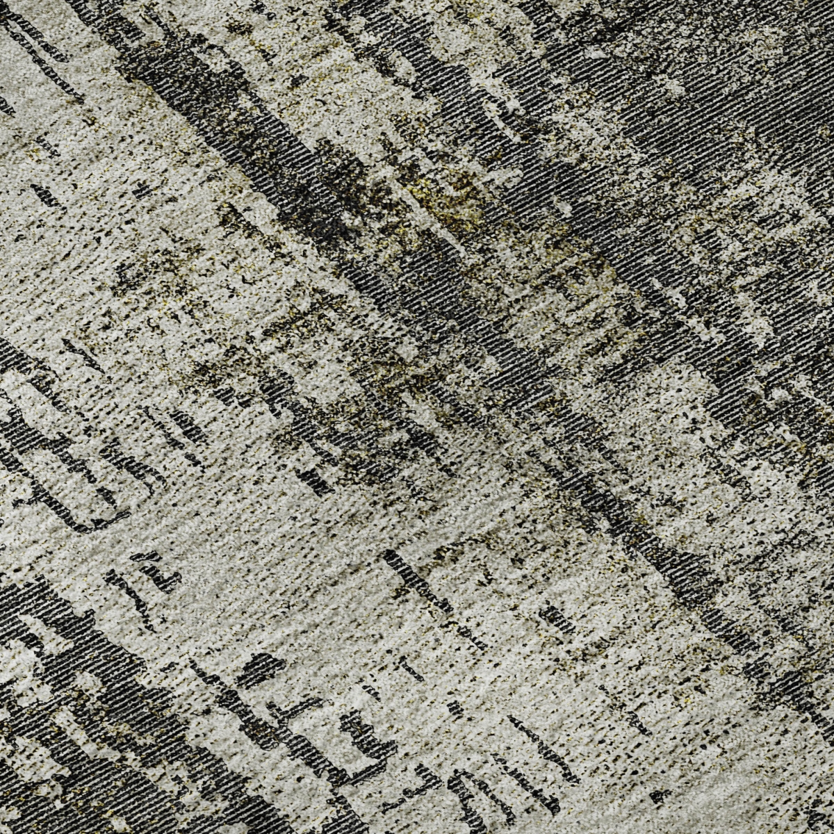 665683 5 x 8 ft. Taupe, Green & Gray Abstract Washable Machine Made Rectangle Area Rug with UV Protection