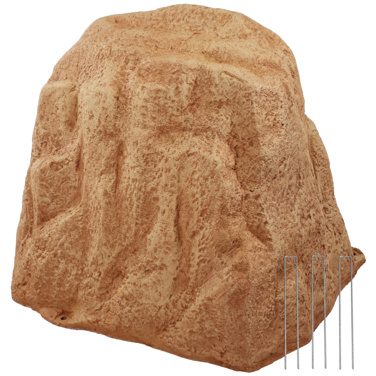 666829 22 in. Sand Polyresin Faux Rock