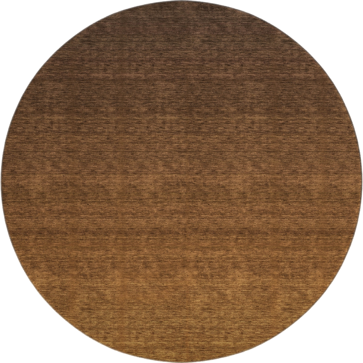666899 8 ft. Chocolate & Gray Ombre Transitional Washable Round Area Rug with UV Protection