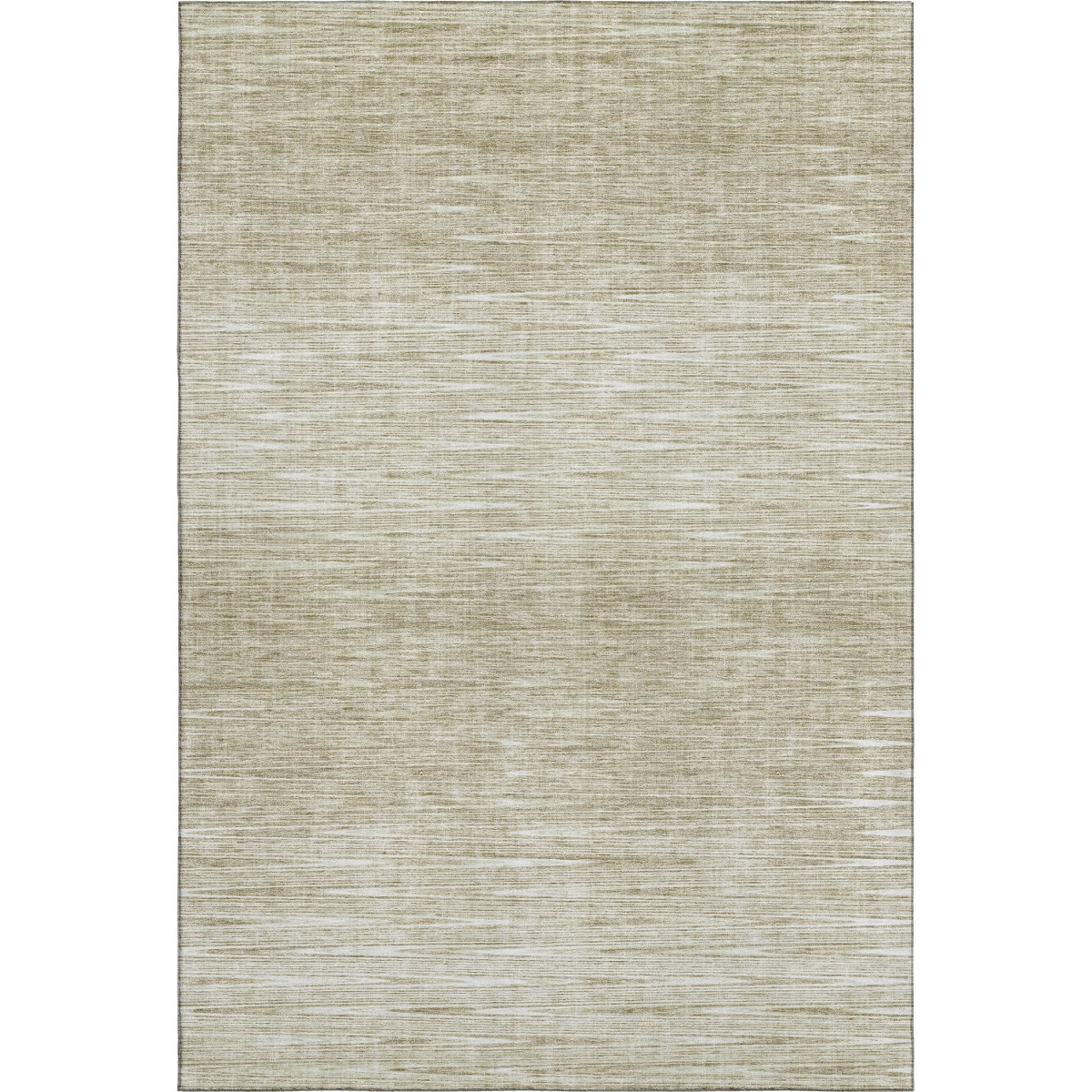 665776 9 x 12 ft. Khaki & Beige Abstract Transitional Washable Machine Made Rectangle Area Rug with UV Protection