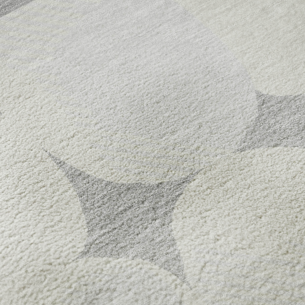 669191 9 x 12 ft. Gray & Ivory Abstract Geometric Transitional Washable Machine Made Rectangle Area Rug with UV Protection