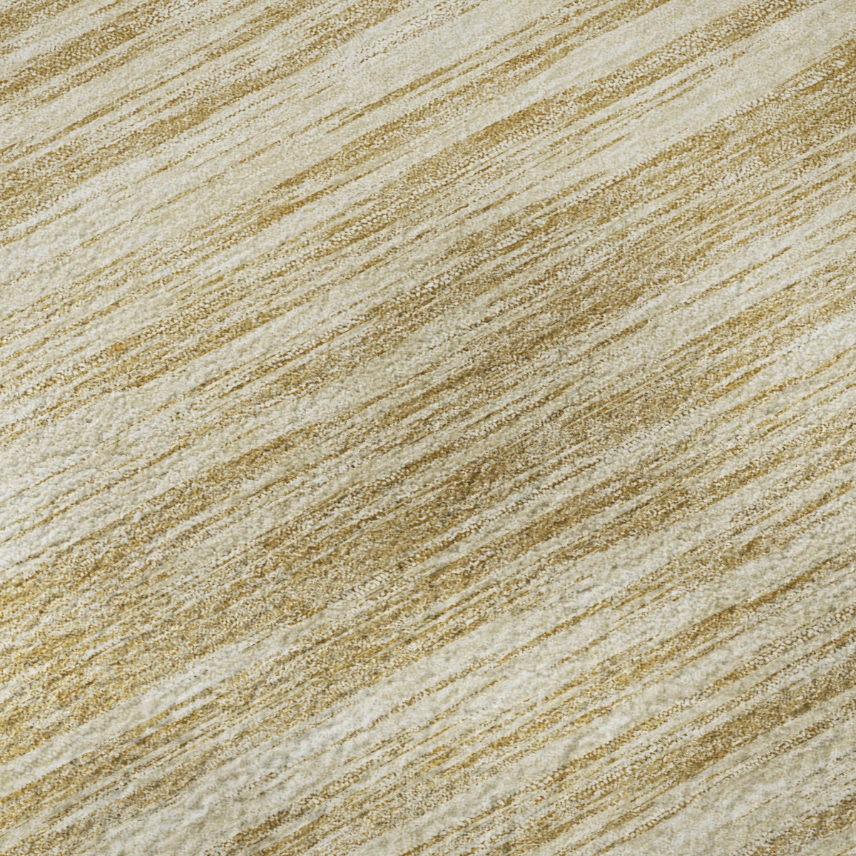675594 10 x 14 ft. Gold & Beige Striped Transitional Washable Machine Made Rectangle Area Rug with UV Protection