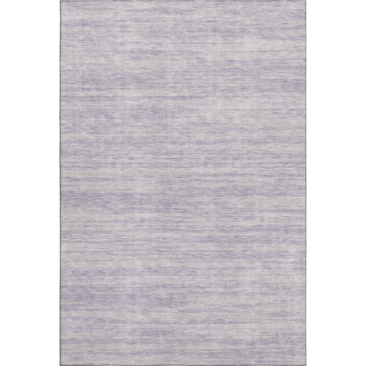 675608 5 x 8 ft. Lavender & Ivory Striped Transitional Washable Machine Made Rectangle Area Rug with UV Protection