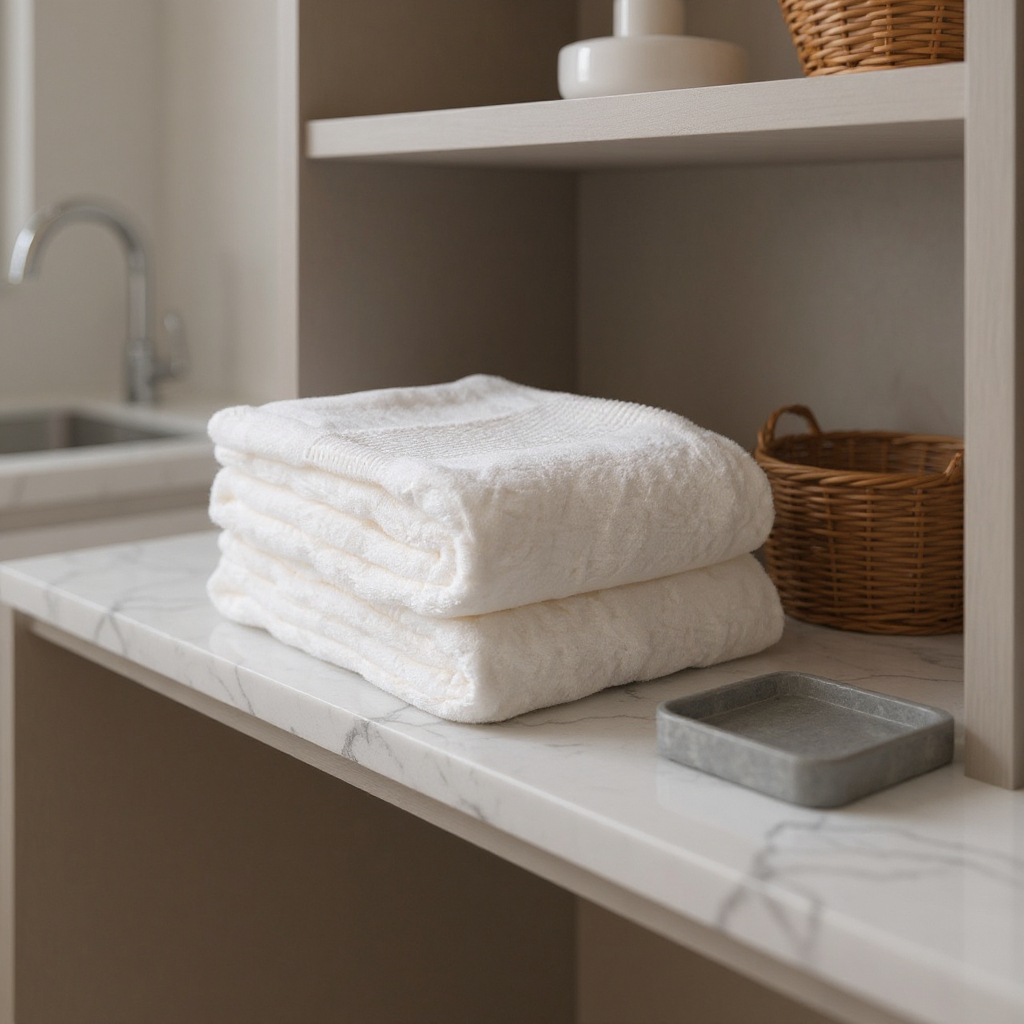 700322 36 x 72 in. White Cotton Quick Dry Terry Cloth Bath Sheet