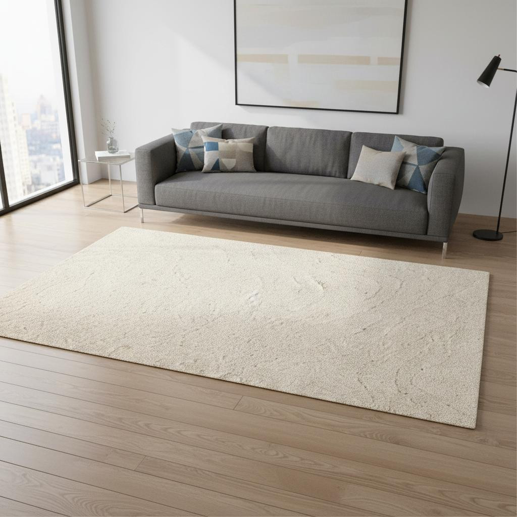 661293 5 x 8 ft. Cream & Beige Abstract Rectangle Area Rug