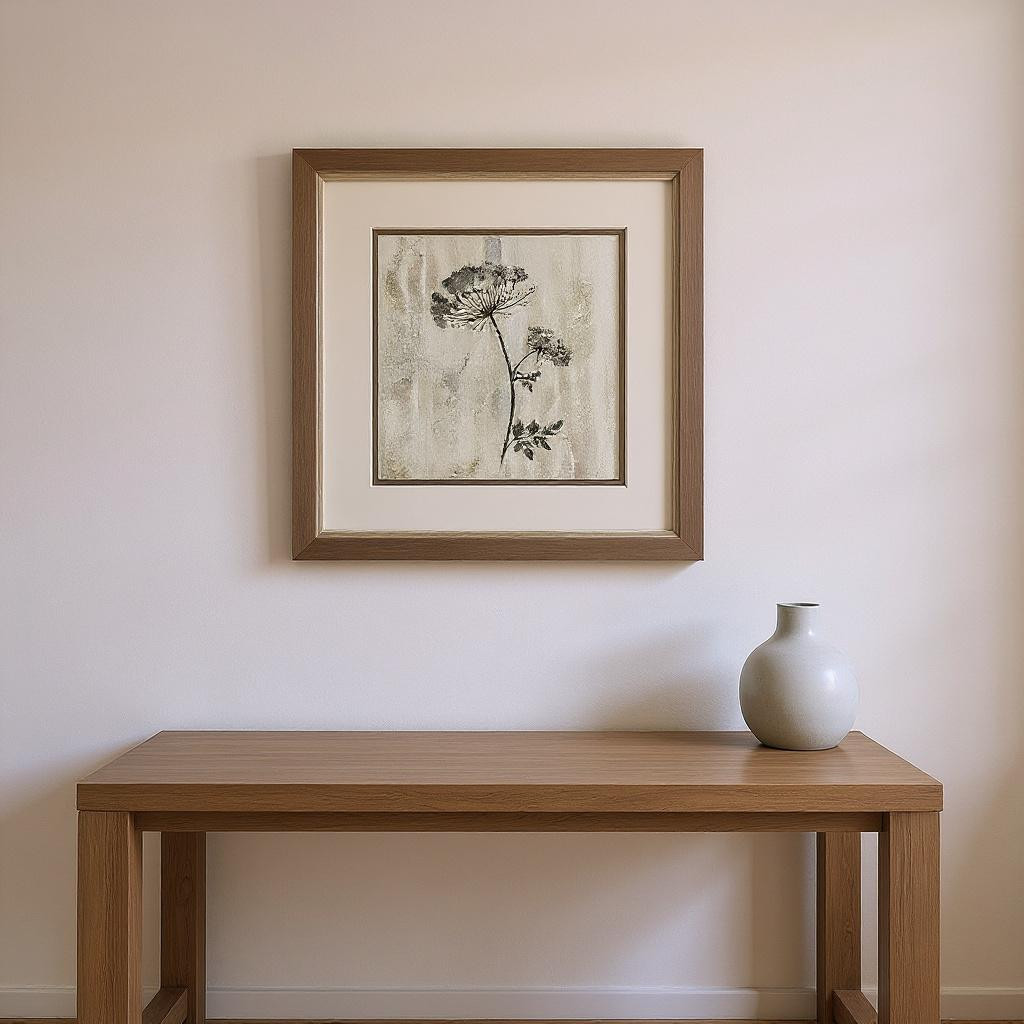 649154 Sumi-e Silhouette I Silver Framed Wall Art, Set of 2