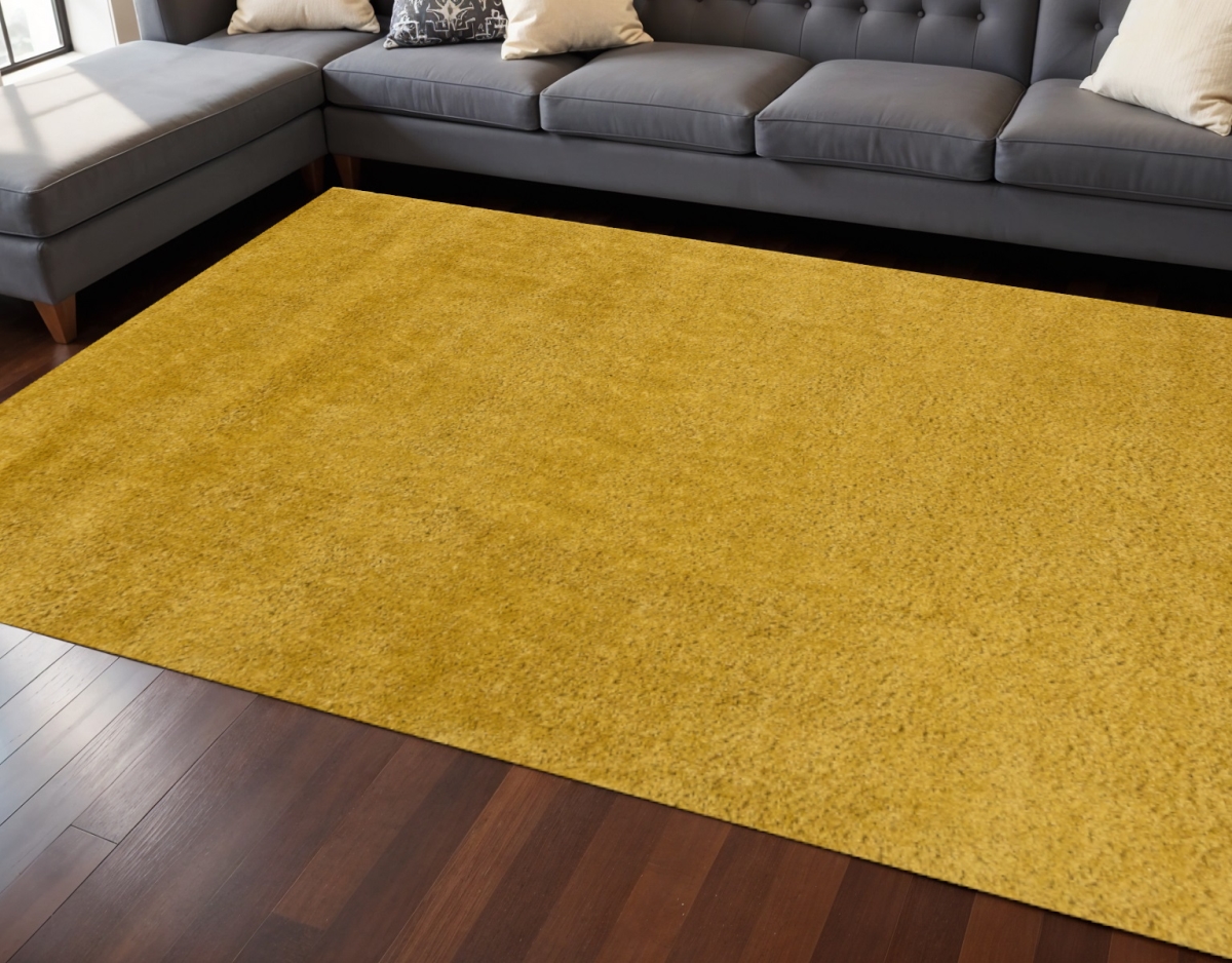 660137 7 x 10 ft. Yellow Rectangle Area Rug