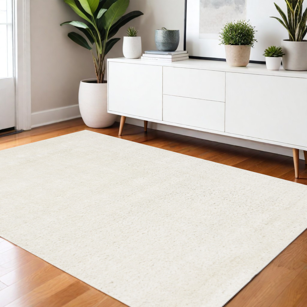660139 4 x 6 ft. Cream Rectangle Area Rug