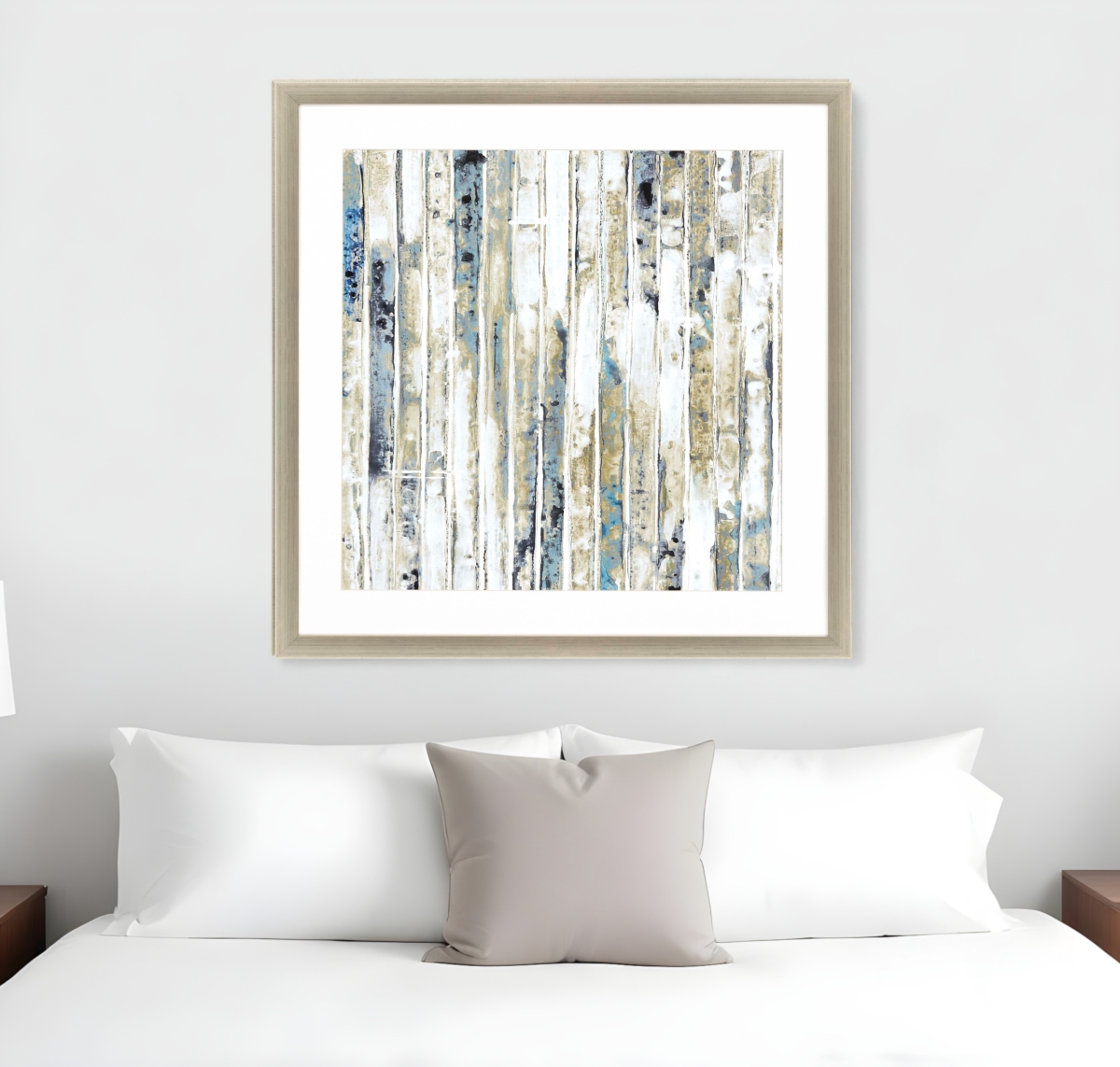 416352 Visionaire Silver Framed Print Wall Art