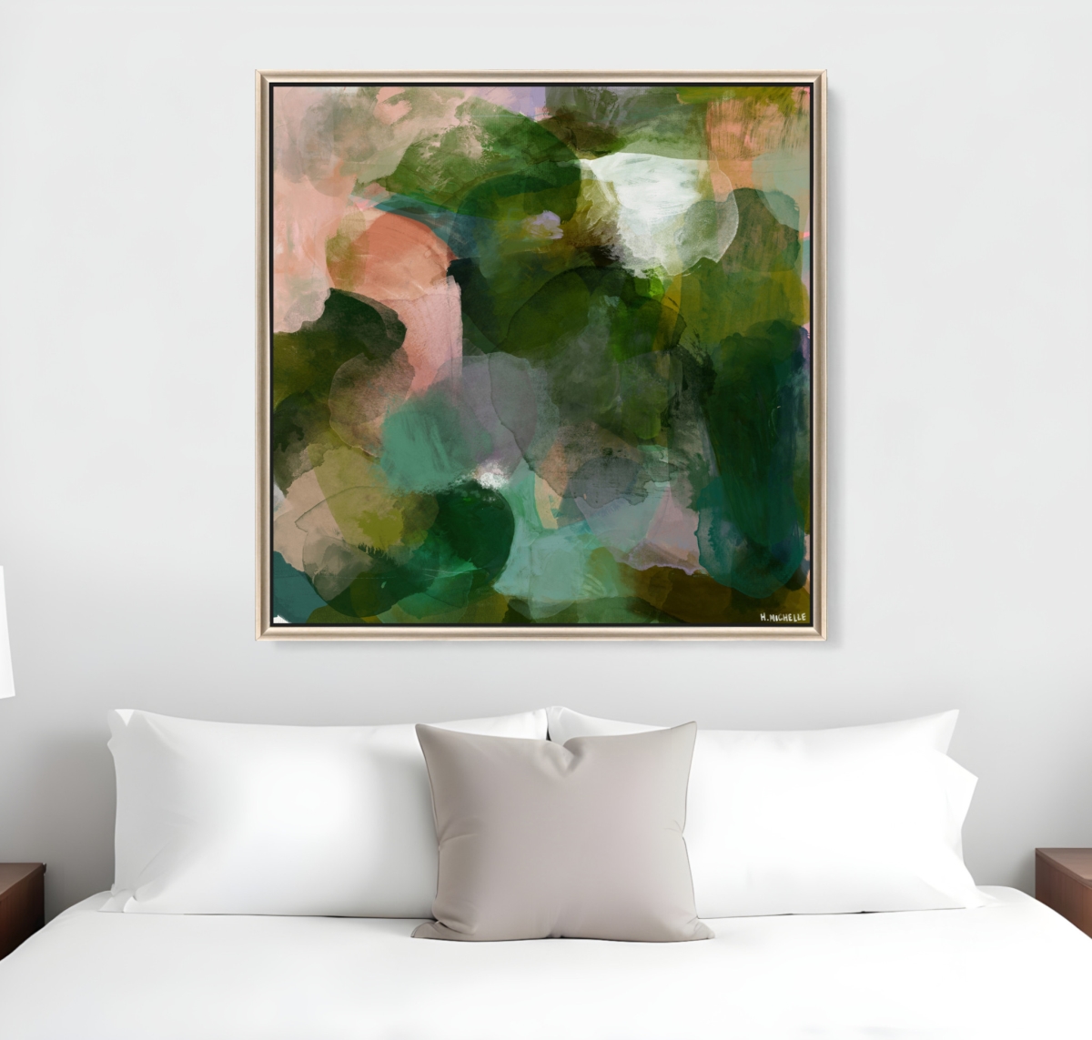 526044 Fruition Silver Floater Frame Print Wall Art