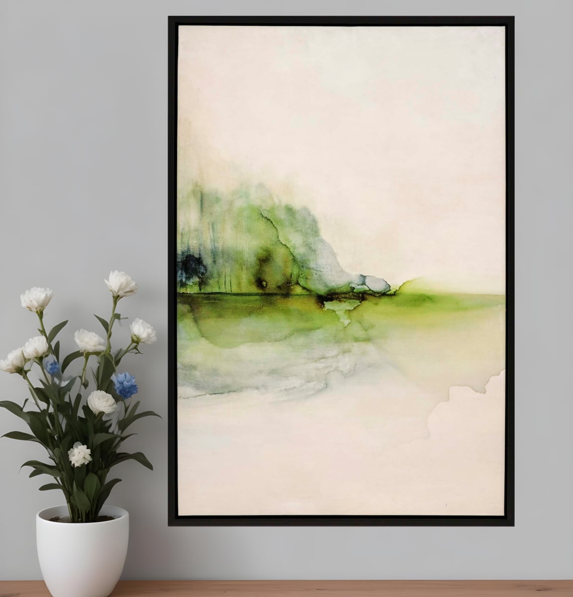 525285 Evanesce II Black Floater Frame Print Wall Art