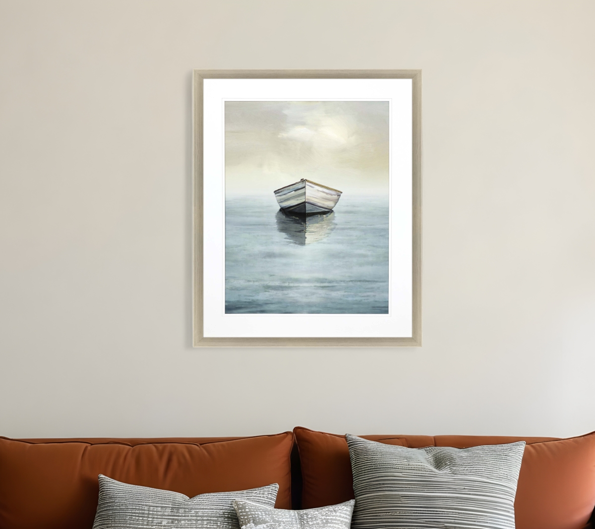 525295 A Sure Sail Silver Framed Print Wall Art