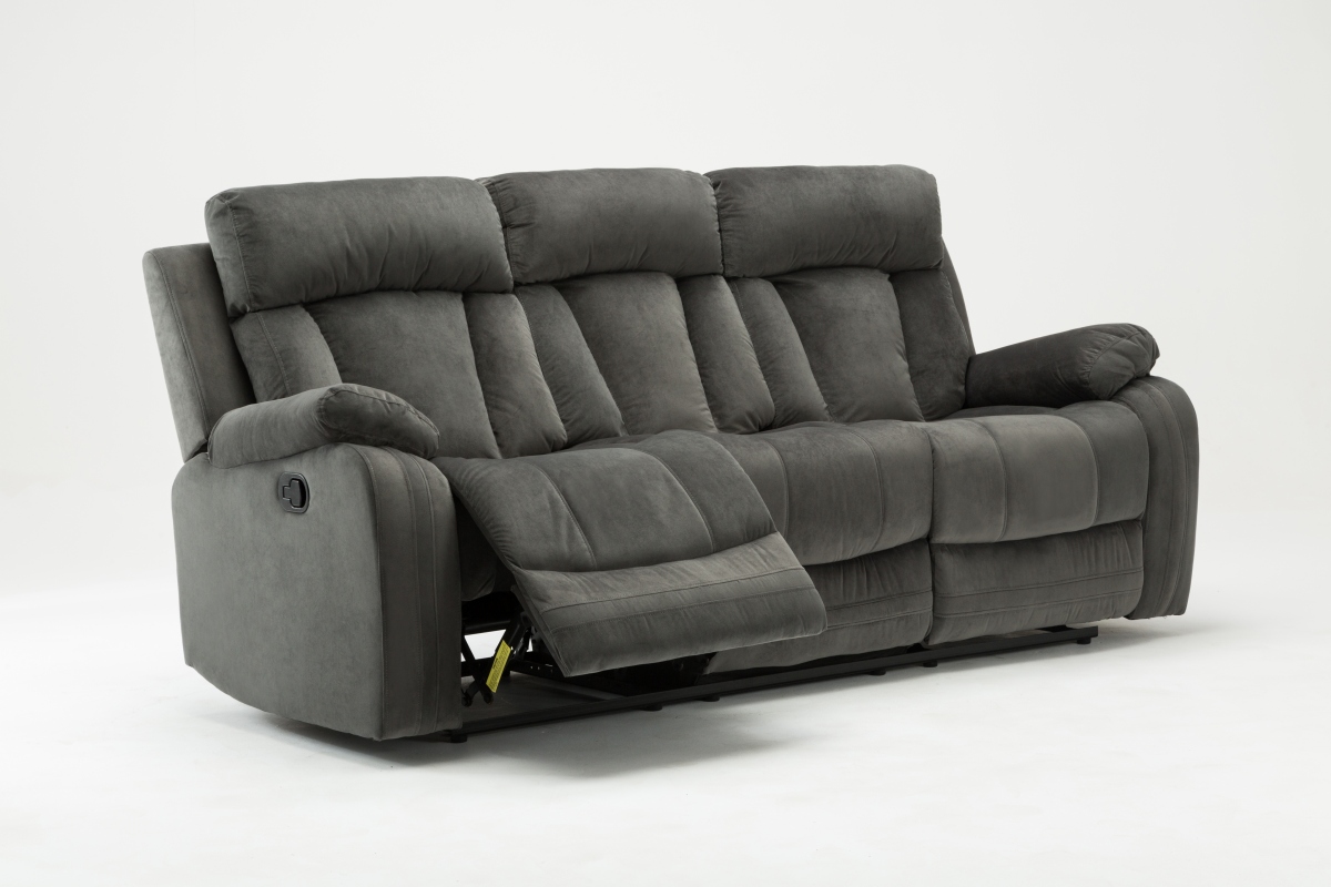 Modern Fabric Sofa, Grey - 40 in.