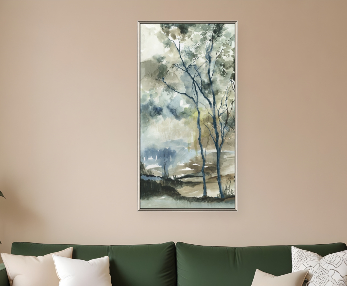 525951 Forest Grove II Silver Floater Frame Print Wall Art
