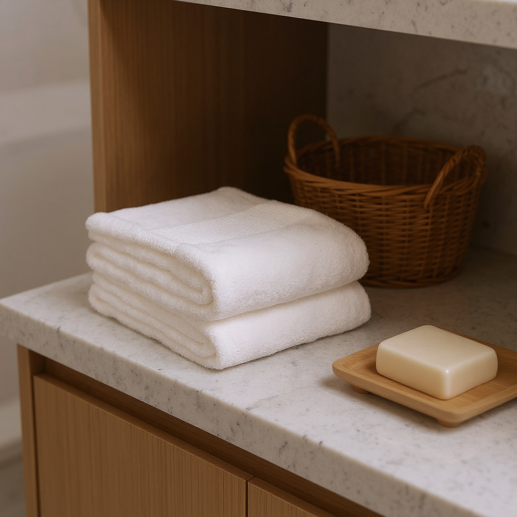 700328 36 x 72 in. Ivory Cotton Quick Dry Terry Cloth Bath Sheet