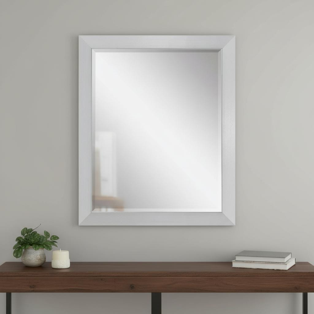 632838 34 in. Silver Framed Accent Mirror