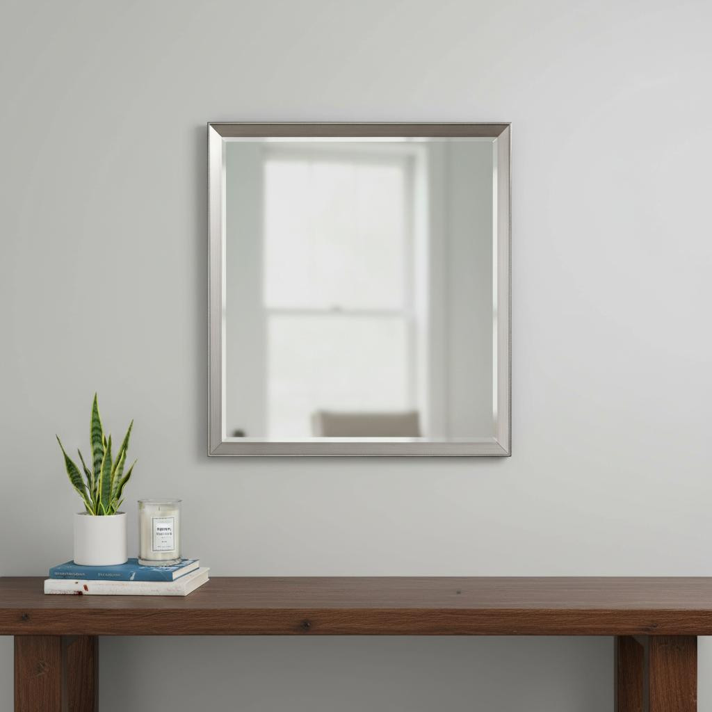 632808 44 in. Silver Framed Accent Mirror