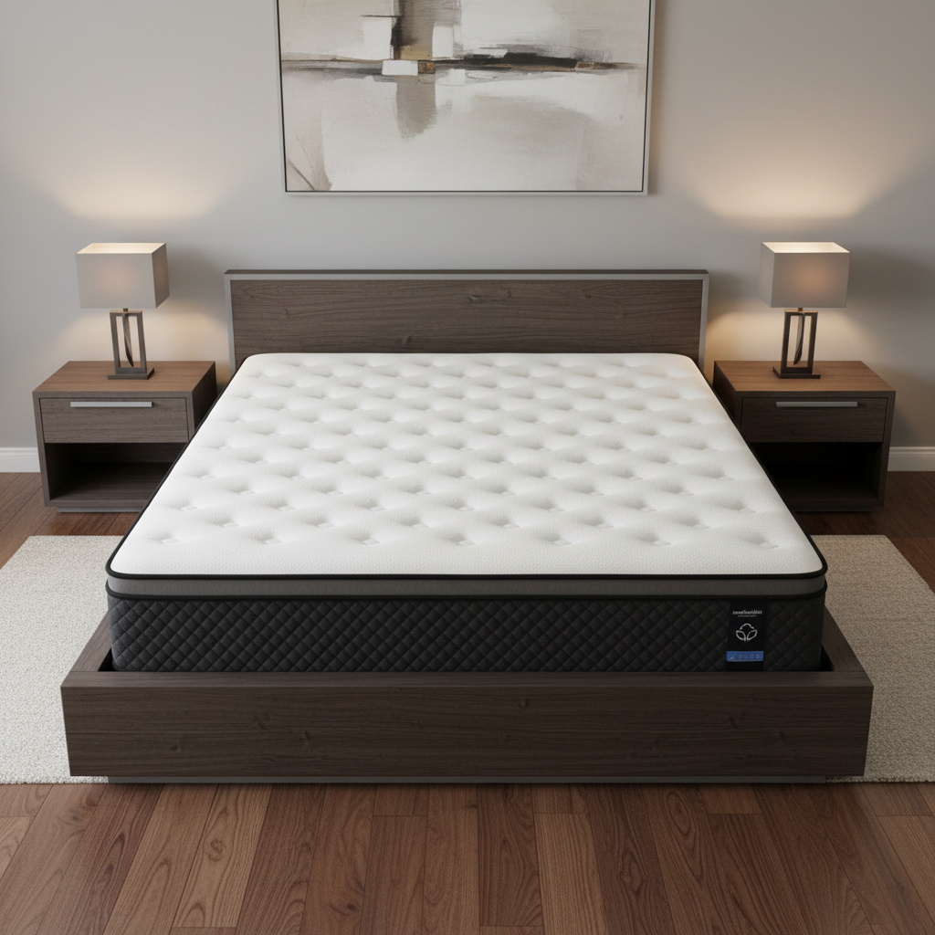 722483 10 in. Twin Size Foam Hybrid Mattress