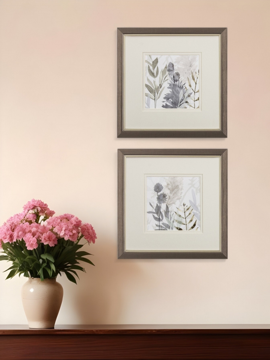 472005 Shadow Woods Bronze Framed Wall Art, Set of 2