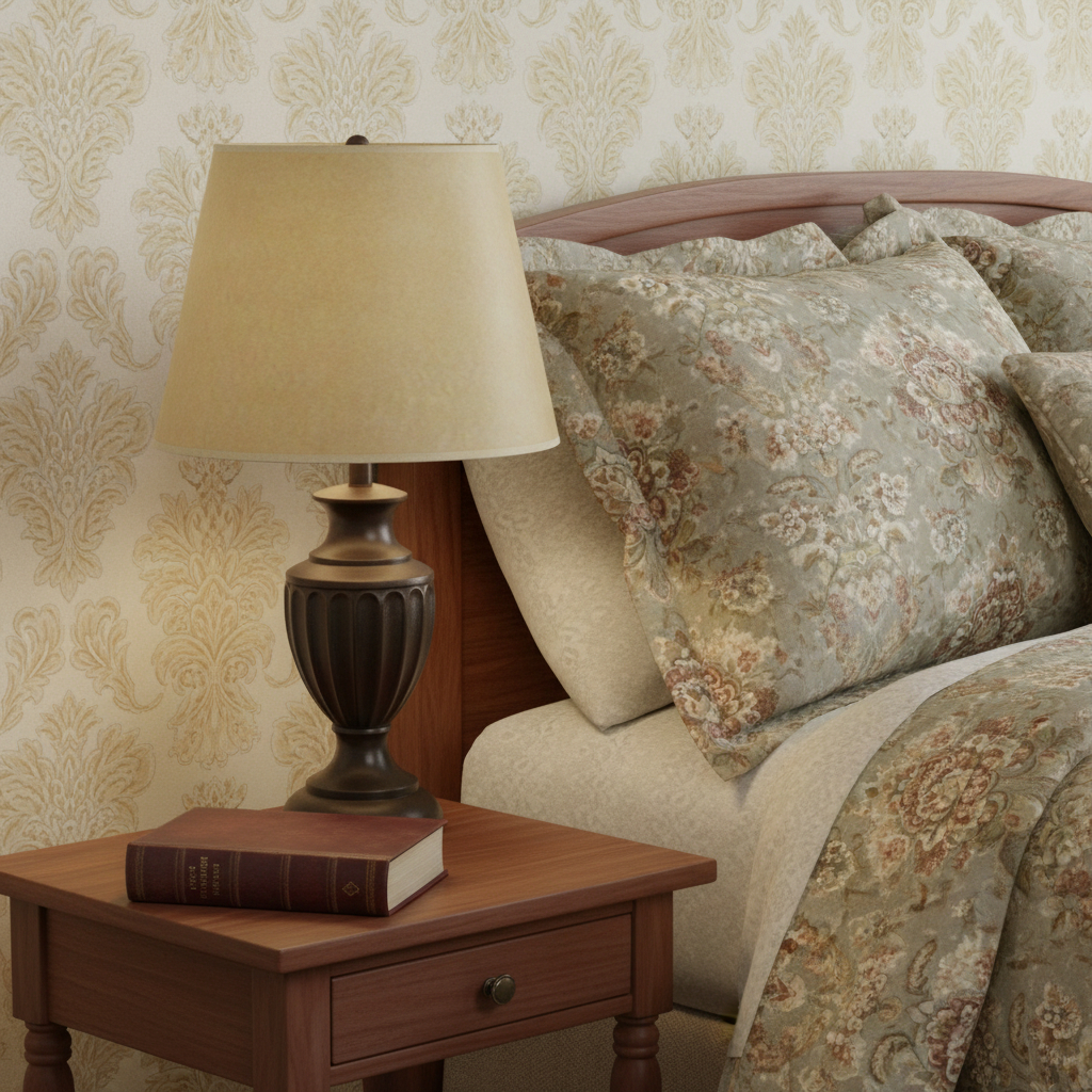 654703 Tan Paper Hardback Empire Lamp Shade