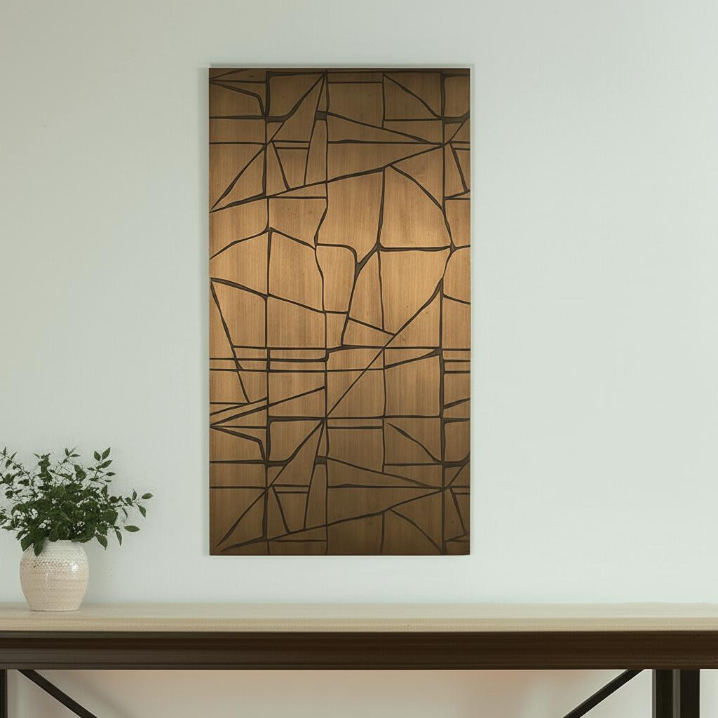 608837 Roho Distressed Unframed Wall Art