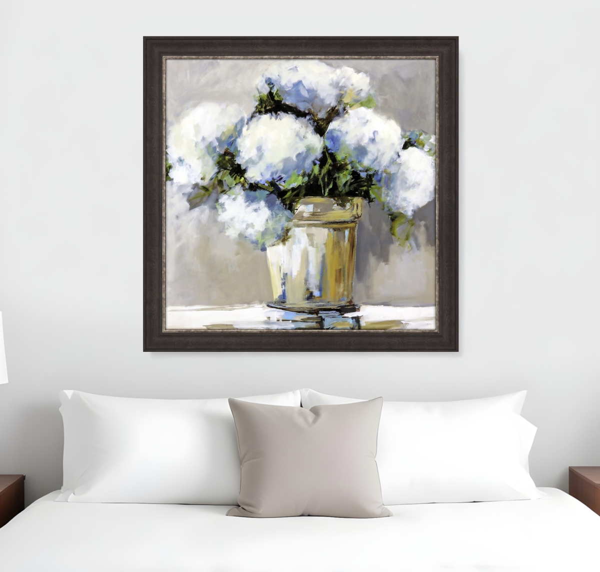 416377 First Sunday Brown Framed Print Wall Art