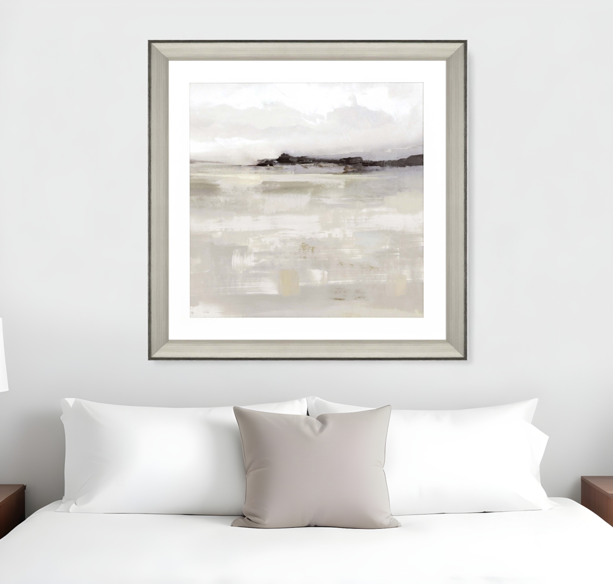 526917 Dylife View Silver Framed Print Wall Art