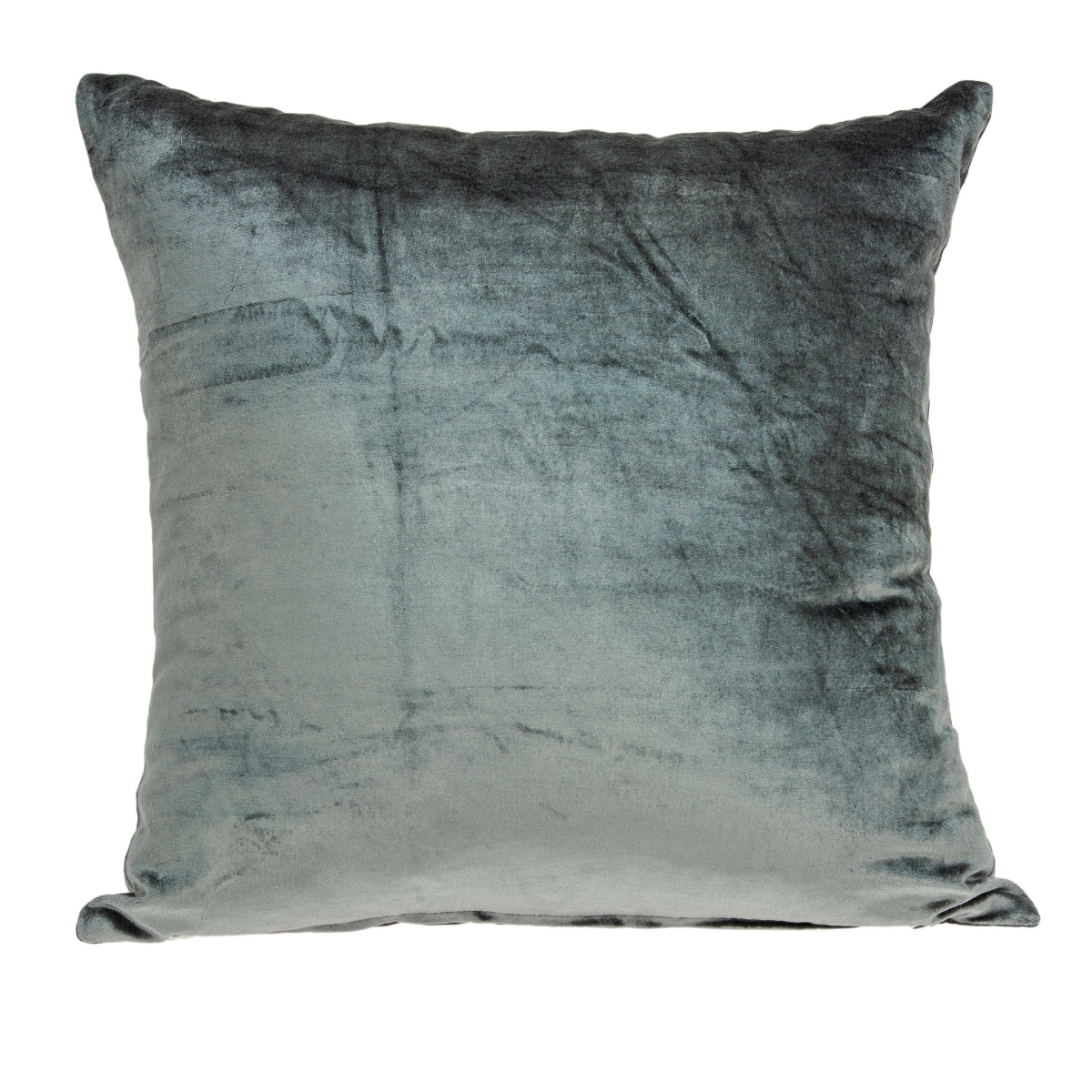 20 x 7 x 20 in. Transitional Charcoal Solid Pillow Cover with Poly Insert