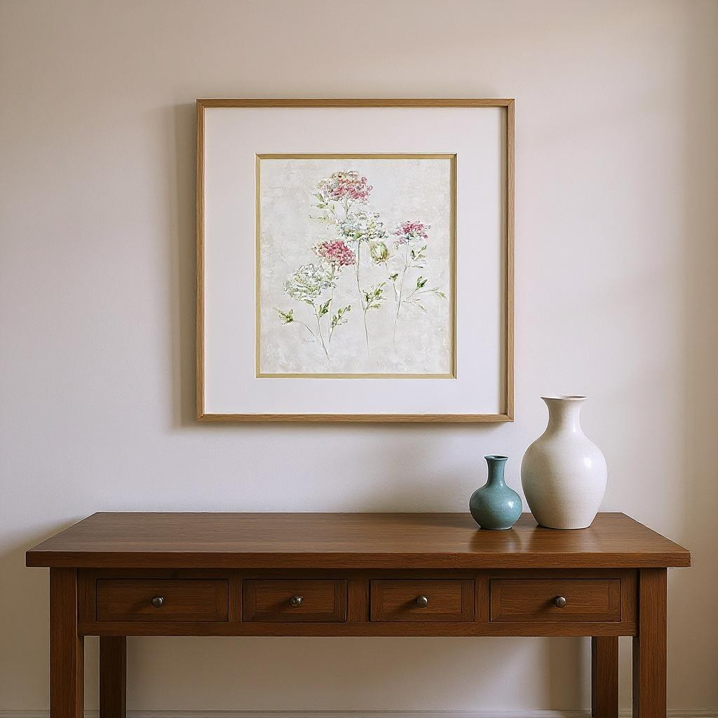 649317 Soft Lace Gold Framed Wall Art, Set of 2