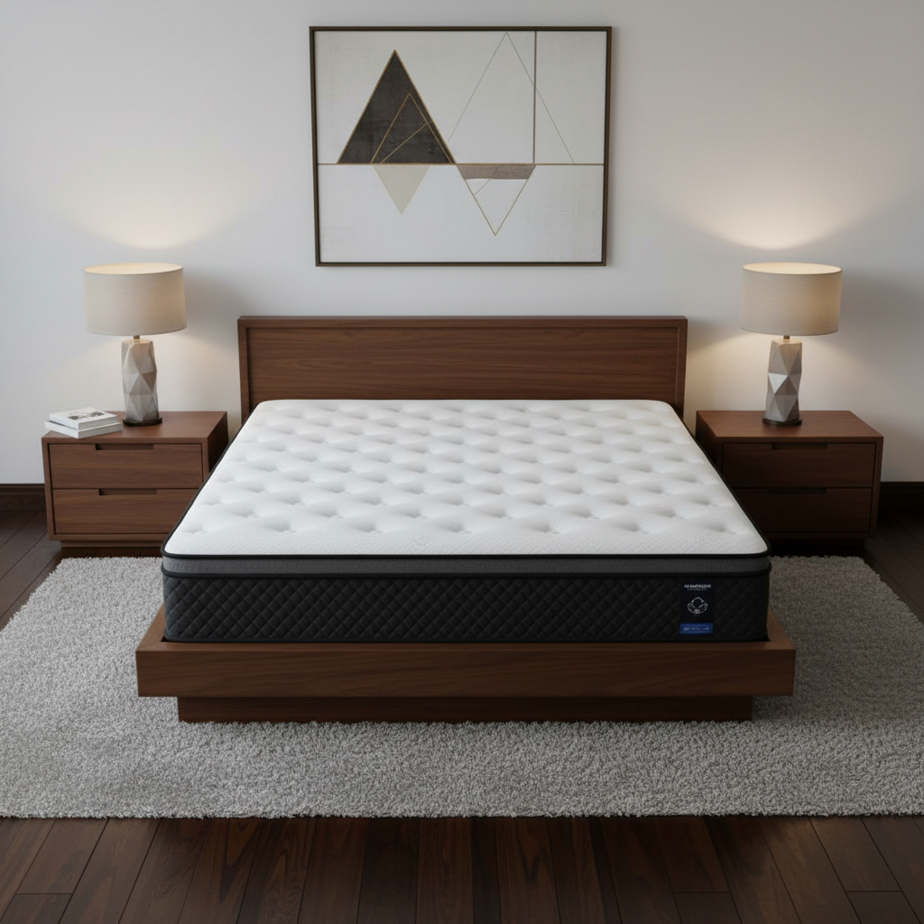 722490 12 in. King Size Foam Hybrid Mattress