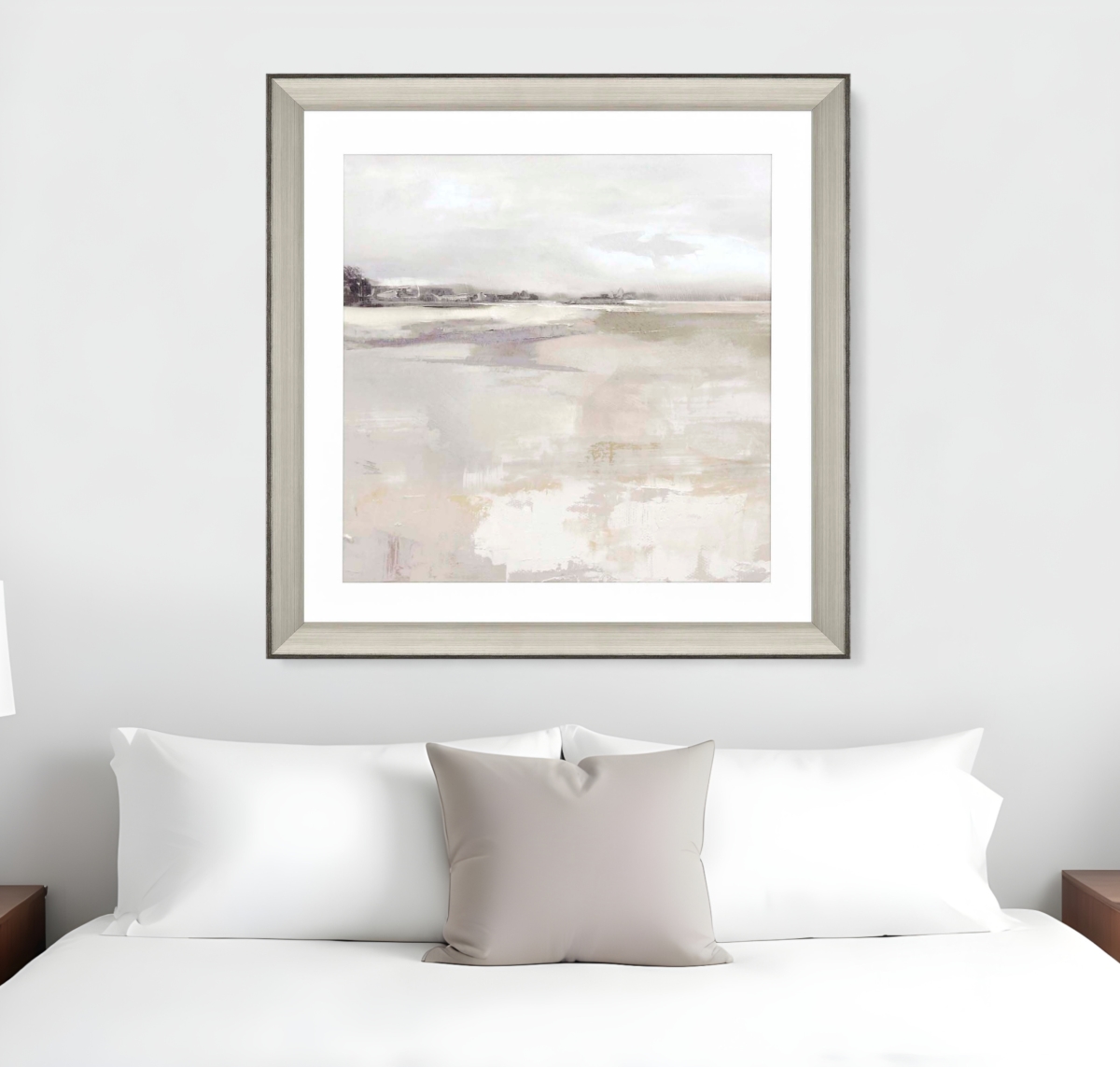 526916 Dylife Vista Silver Framed Print Wall Art