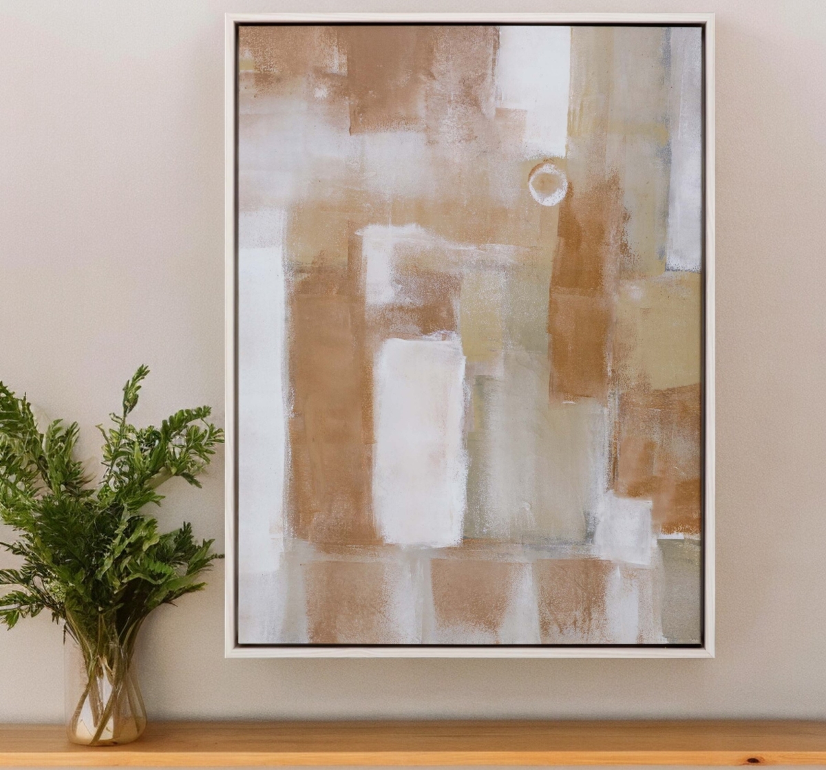 525582 Established Grounds I White Floater Frame Print Wall Art