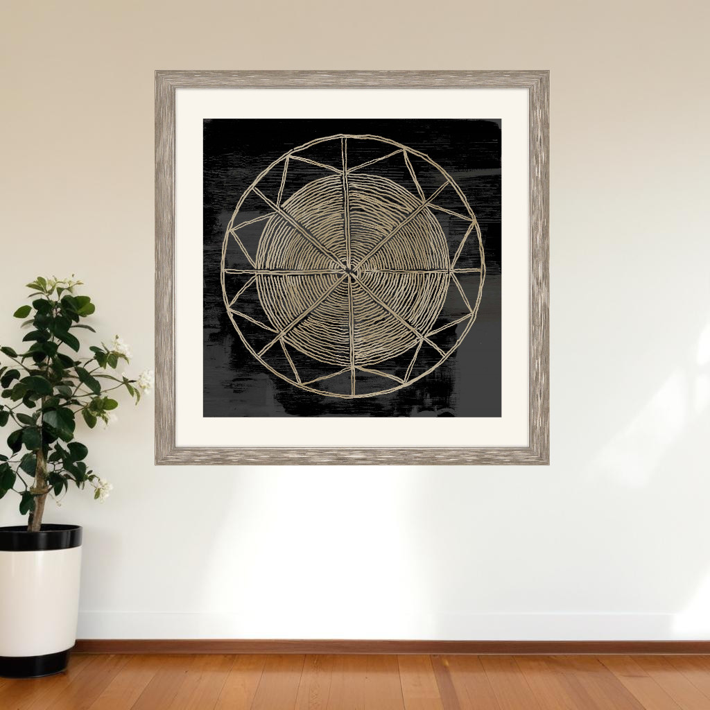 525790 Woven Dreams I Silver Framed Print Wall Art
