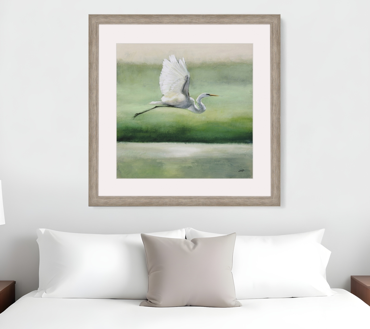 526053 Flight Silver Framed Print Wall Art