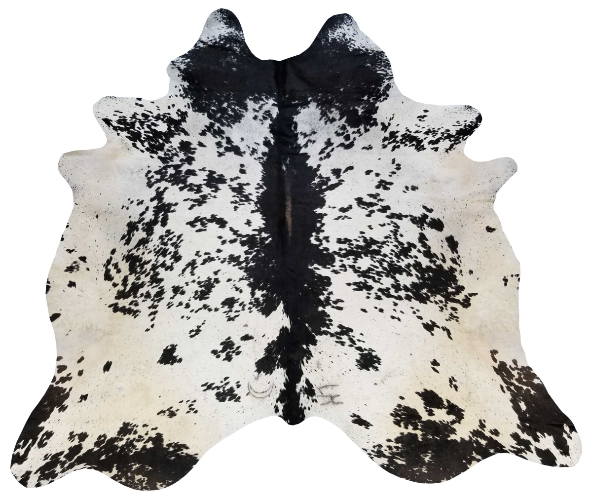 Black & White Salt & Pepper Brazilian Cowhide Rug