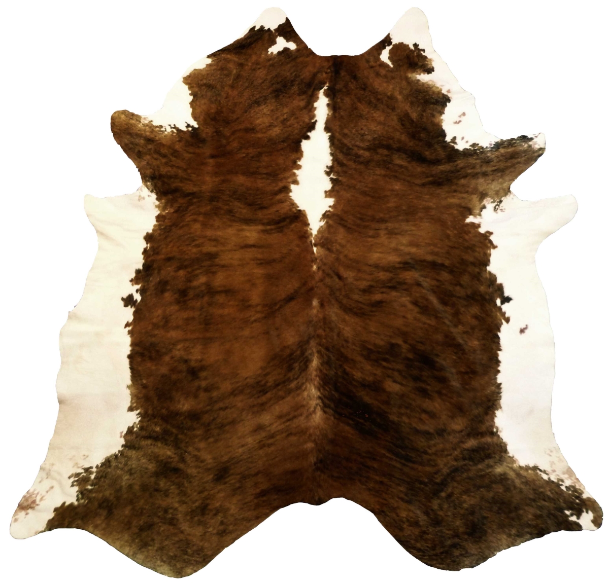 Classic Brindled Brazilian Cowhide Rug