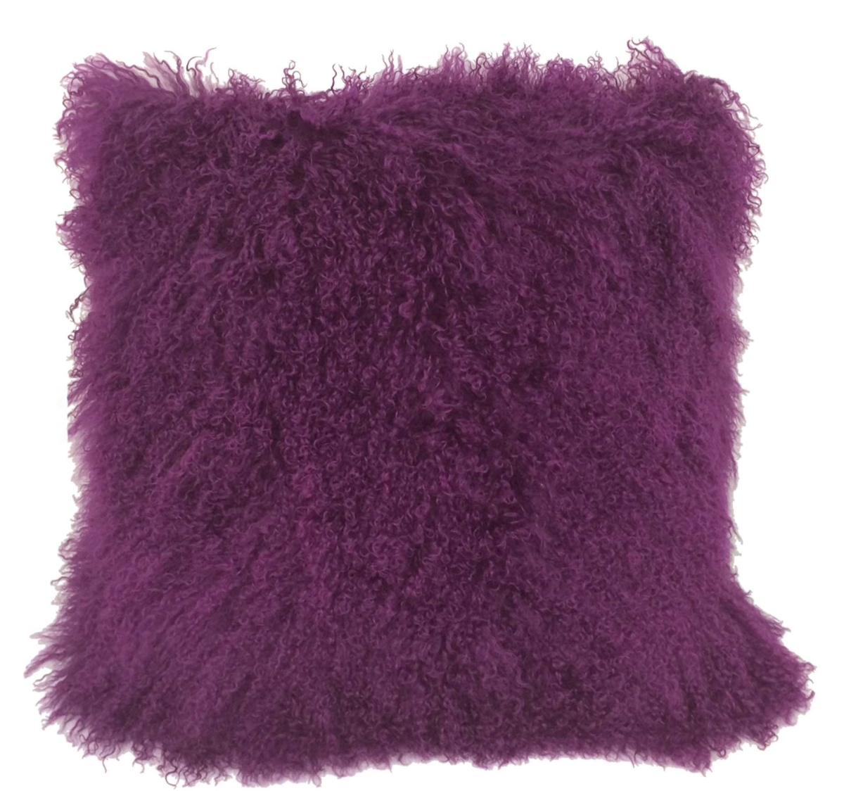 334391 Purple Tibetan Lamb Pillow