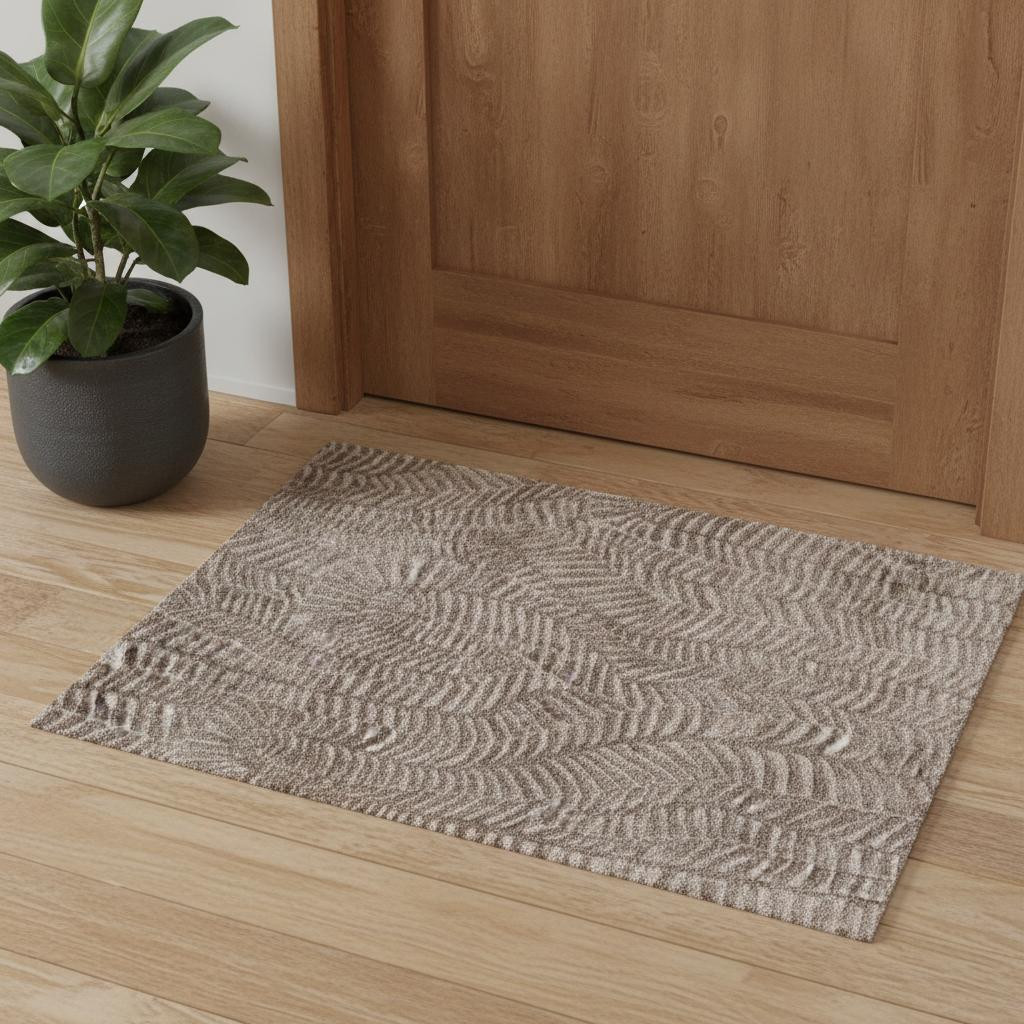 722080 3 x 5 ft. Taupe & Tan Animal Print Rectangle Area Rug