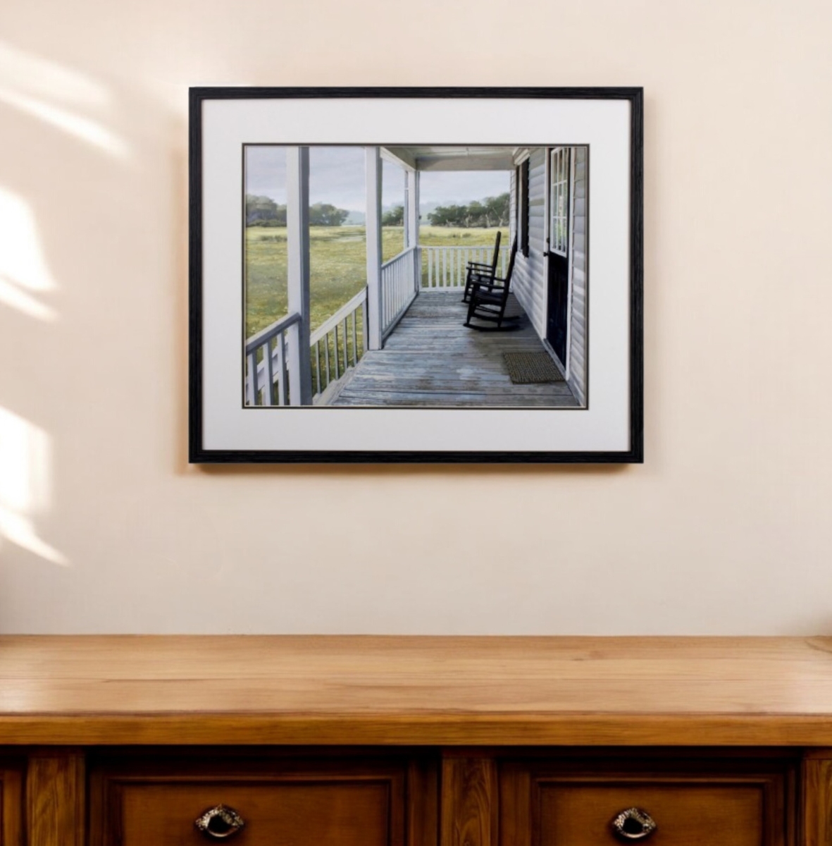401496 Farmhouse Back Porch Scene Wall Art