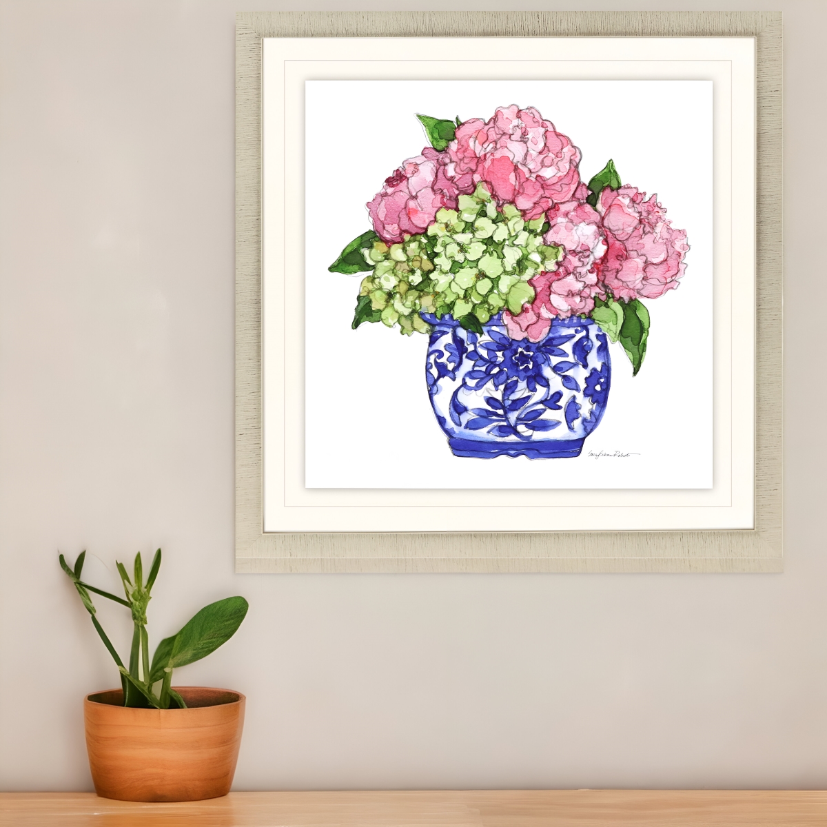 525363 Pretty Petals III Gold Framed Print Wall Art