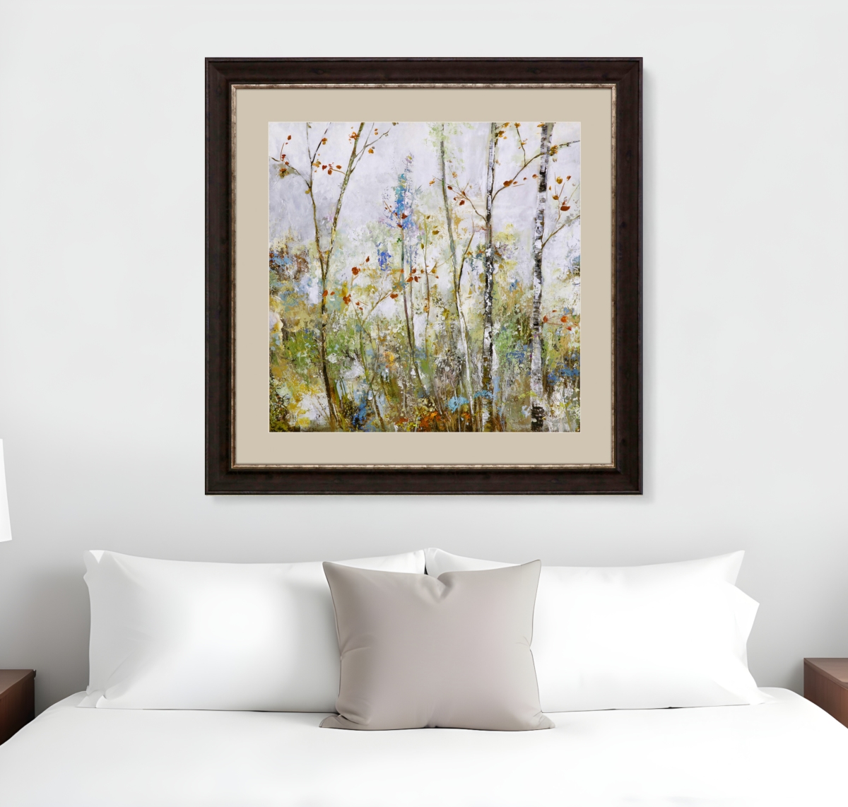 526107 Birch Forest I Brown Framed Print Wall Art