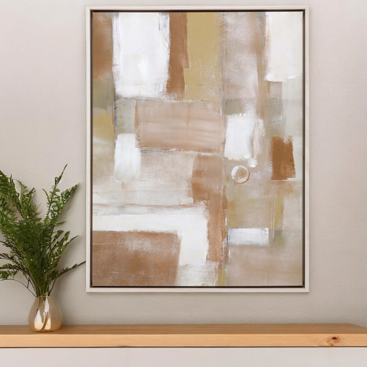 525583 Established Grounds II White Floater Frame Print Wall Art