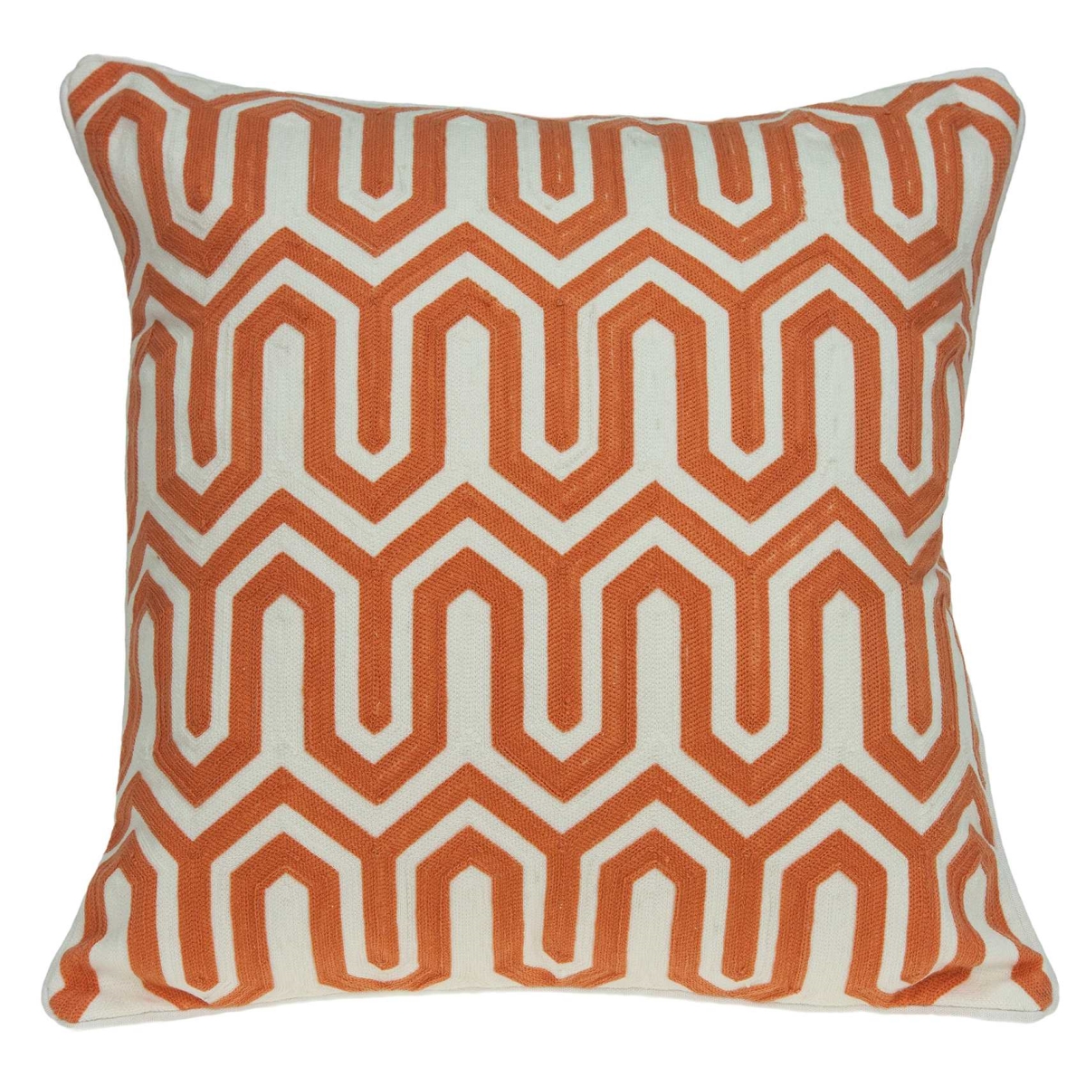 20 x 7 x 20 in. Transitional Multicolored Pillow Cover with Poly Insert