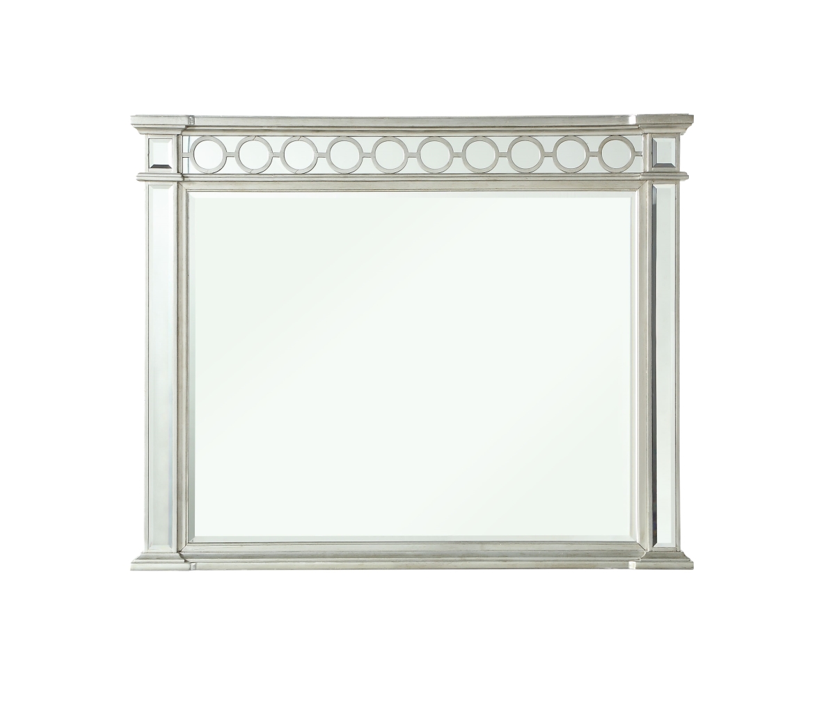 3 x 52 x 42 in. Wood Mirror