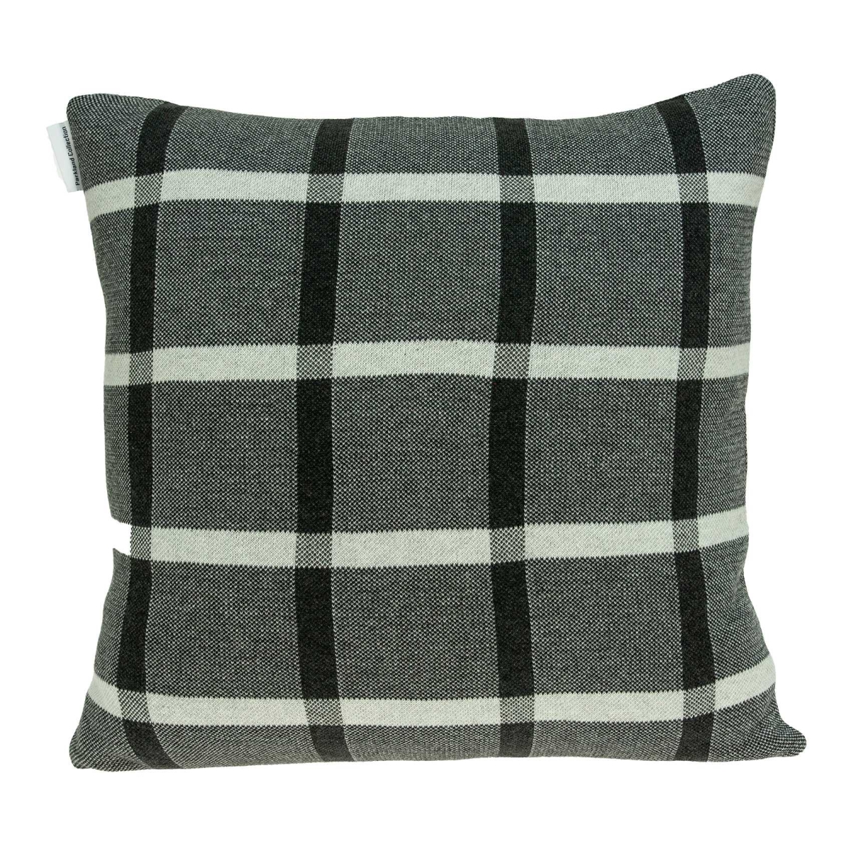 20 x 7 x 20 in. Transitional Gray Pillow Cover with Poly Insert