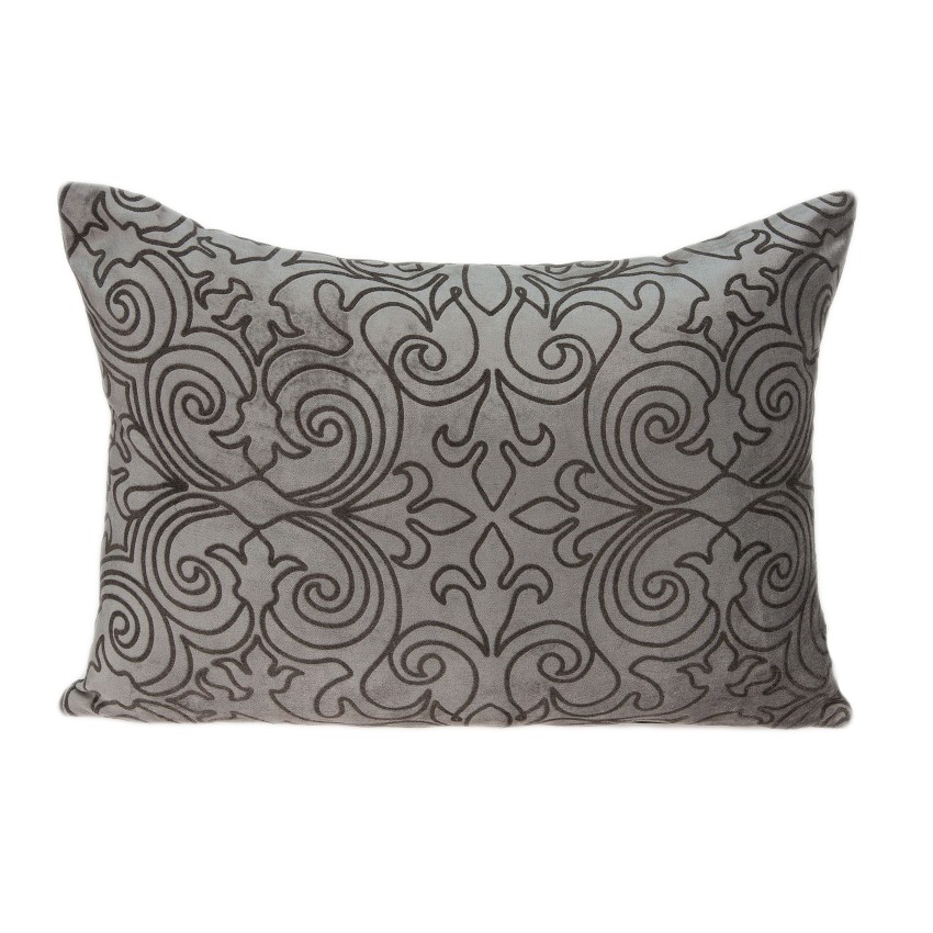 20 x 6 x 14 in. Transitional Champagne Pillow Cover with Poly Insert