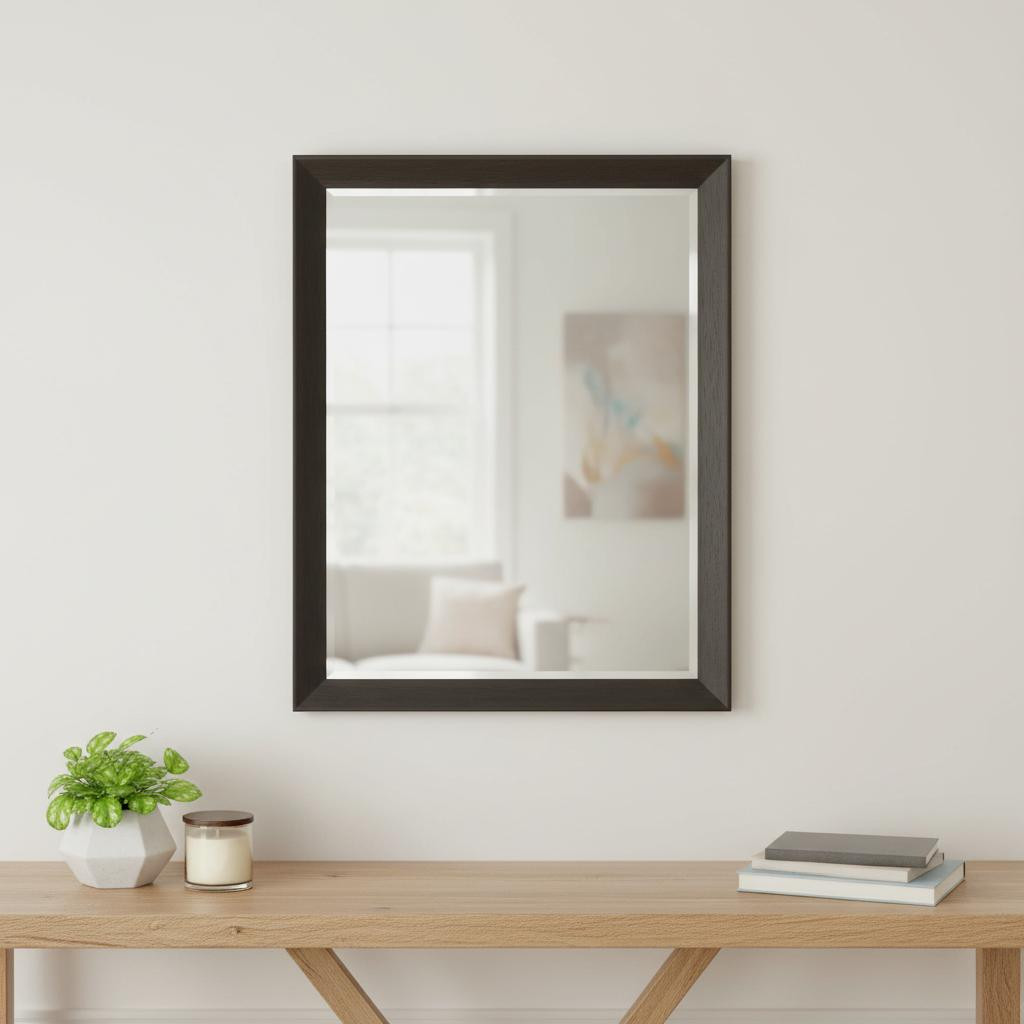 632861 53 in. Dark Brown Accent Mirror