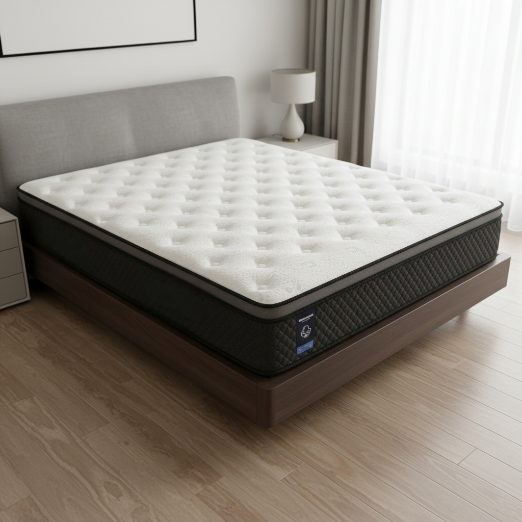 722488 12 in. Full Size Double Foam Hybrid Mattress