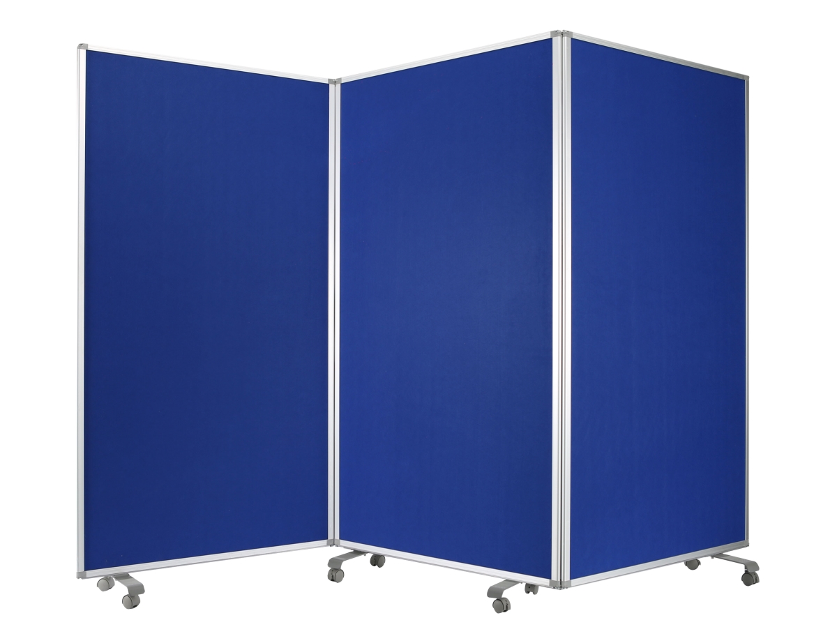 71 x 106 x 1 in. Metal & Fabric Azure Screen